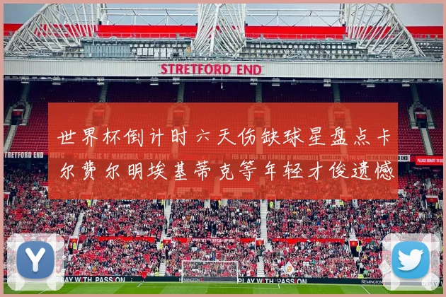 世界杯倒计时六天伤缺球星盘点卡尔费尔明埃基蒂克等年轻才俊遗憾缺席